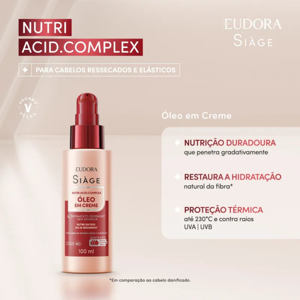 Oleo em Creme Siage Nutri Acid.Complex - 100ml