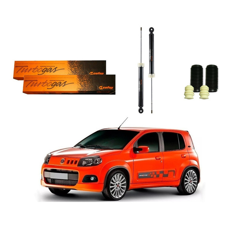 Kit Amortecedor Traseiro´ Uno Sporting 1.4 2011 A 2016 em Oferta na Shopee