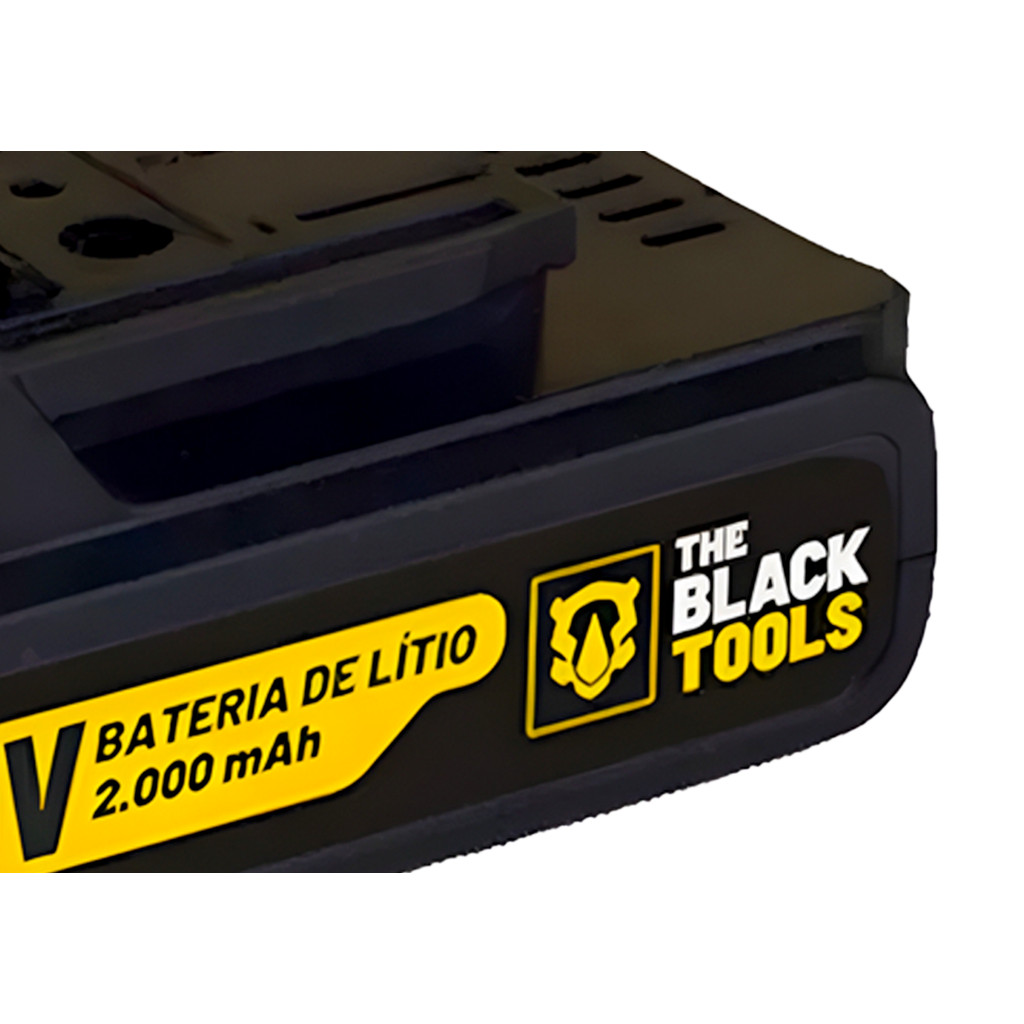 Detalhes do Bateria Mini Motoserra 21v The Black Tools 2000mah Btsx-100
