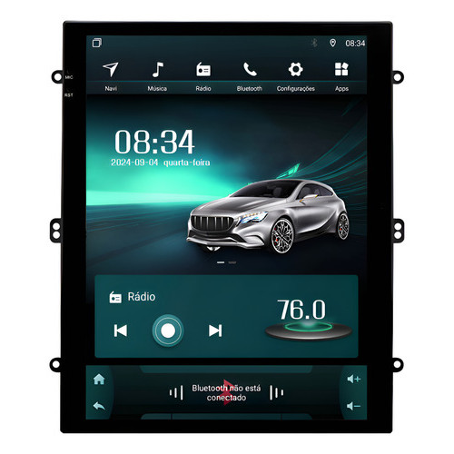 Multimidia Tesla Universal Adak 4ram+64gb 4g Octacore Qled Carplay Android Gps Bluetooth 9.7p
