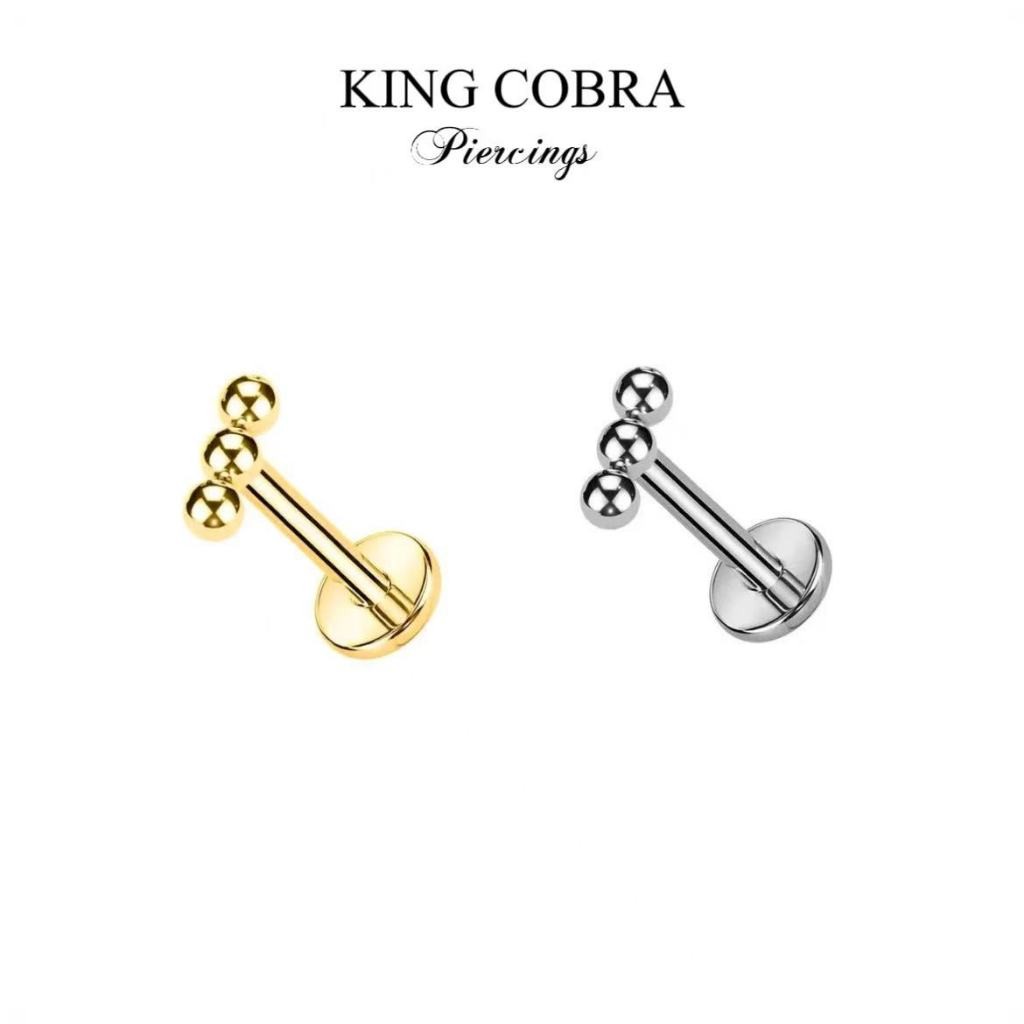 Piercing Labret Minibolinha Aço Cirúrgico | Helix, Flat, Conch, Tragus, Lóbulo e Outros KB117 em Oferta na Shopee