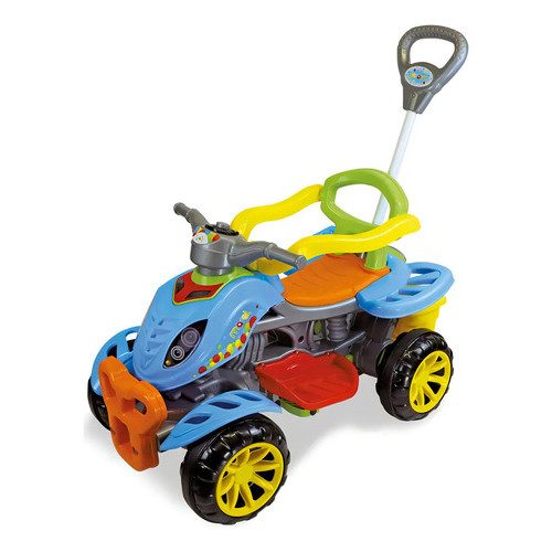 Carrinho De Passeio Infantil Empurrador Pedal Criança Color Cor Colorido