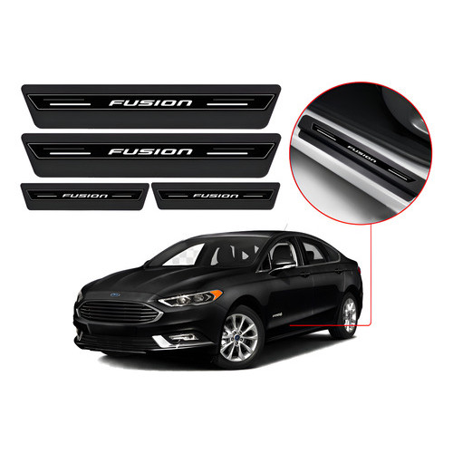 Soleira De Porta Resinada Platinum Ford New Fusion Preto