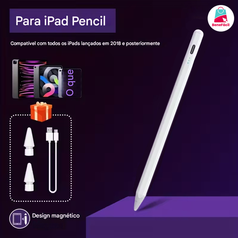Caneta tátil ponta fina, compatível com dispositivos móveis, alta precisão para design gráfico