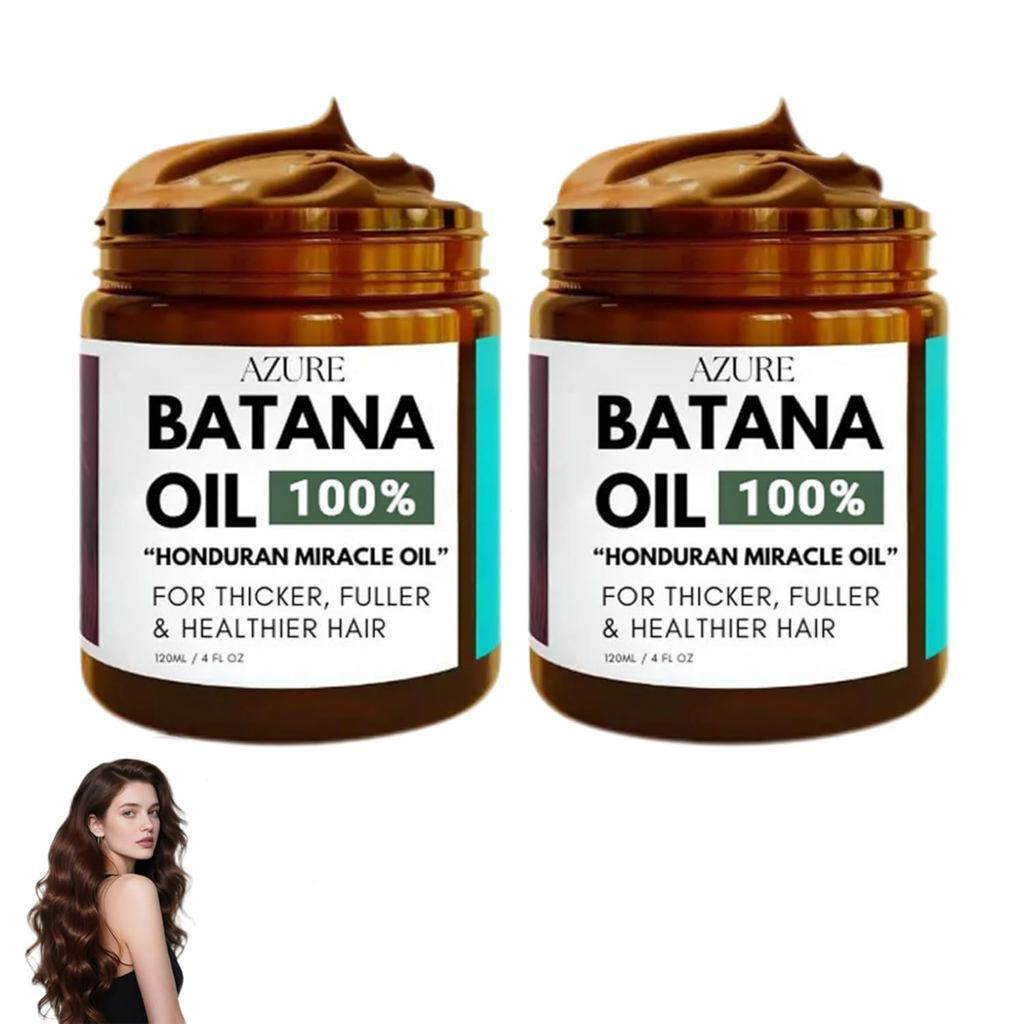 Óleo Capilar Azure Batana, 100% autêntico, óleo hidratante que pode tornar o cabelo mais espesso e forte, promove a saúd