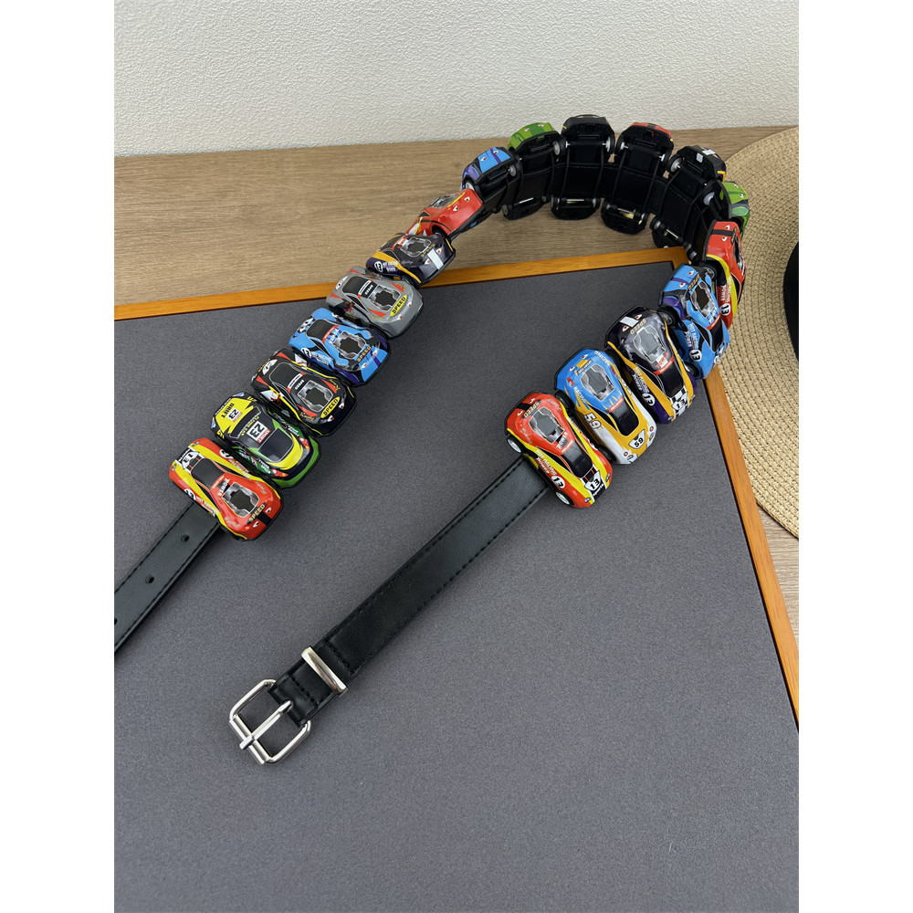 Estilo Punk colorido cinto de carro acessórios femininos saia decoração Jeans moda na moda quente menina cinto acessório