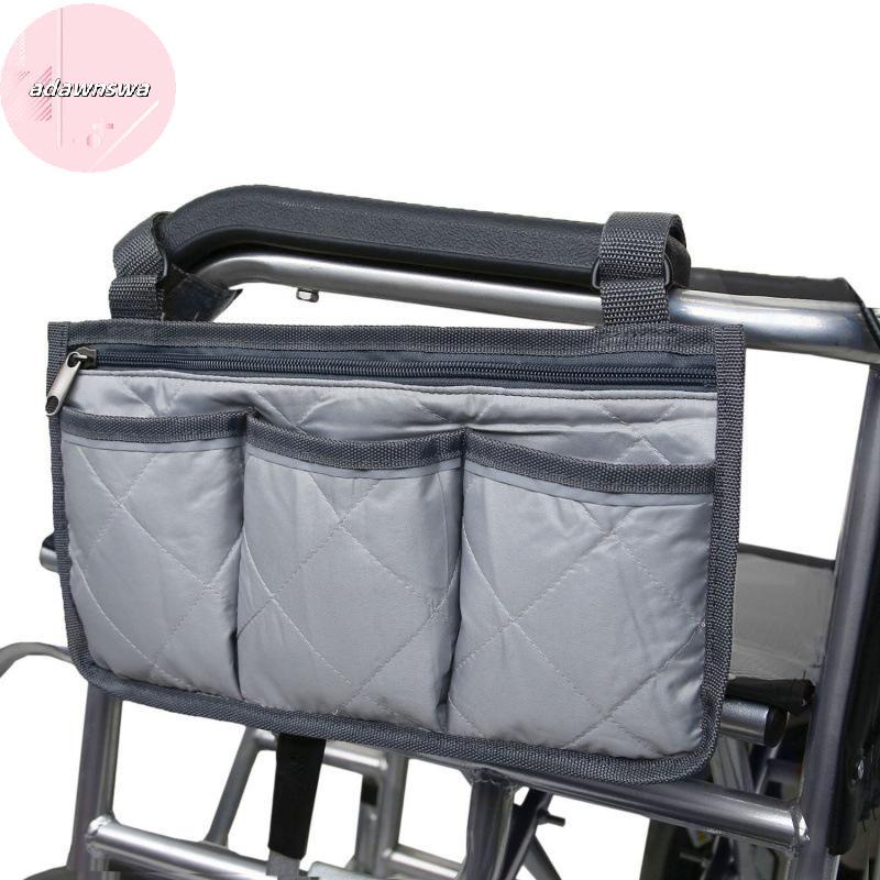 ADAWA Scooter Elétrico Cadeira De Rodas Apoio De Braço Bolsa De Armazenamento Lateral Assento Transporte Para Descanso M