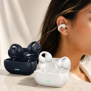 Fone Bluetooth OWS Sem Fio 5.3 Open Ear Confortável para Academia Caminhada e Uso Diário