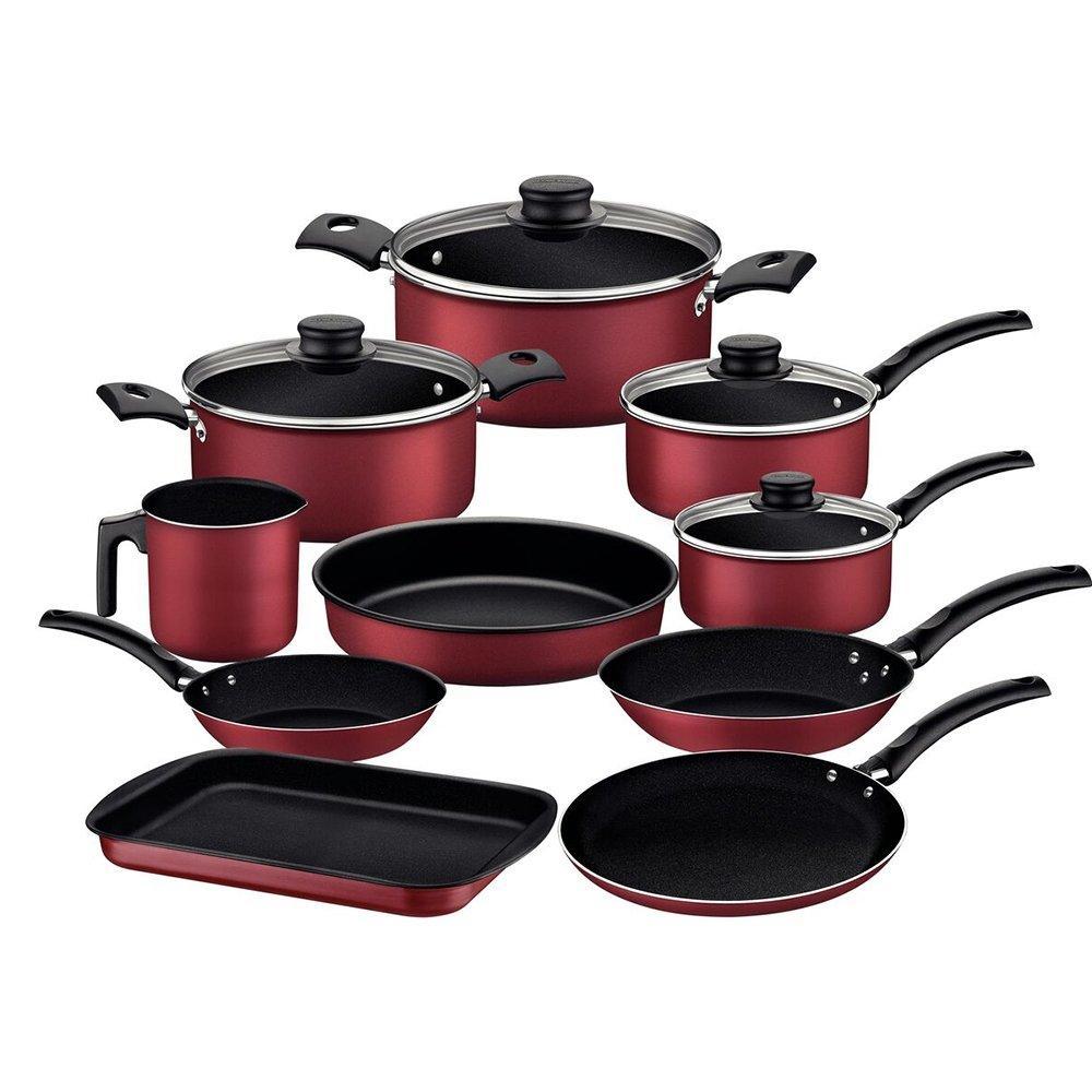 Jogo de Panela Tramontina Turim Alumínio Starflon 10 Peças Vermelho + 2 utensilios · foto 2