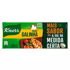 Caldo de Galinha Knorr 114g - Embalagem com 80 Unidades