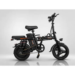 Bicicleta Elétrica Dobrável Yala Bikelete 350w 32km/h quatro amortecedores