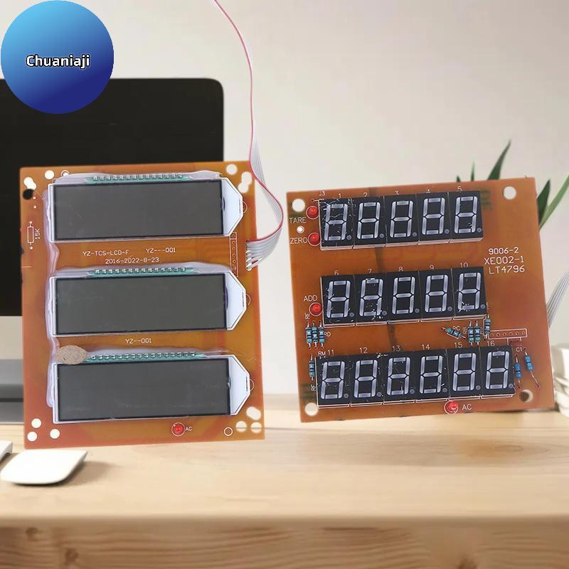 Chuaniaji Balança Eletrônica Acessórios Tela De Exibição Placa De Circuito LED LCD Plataforma Digital BR