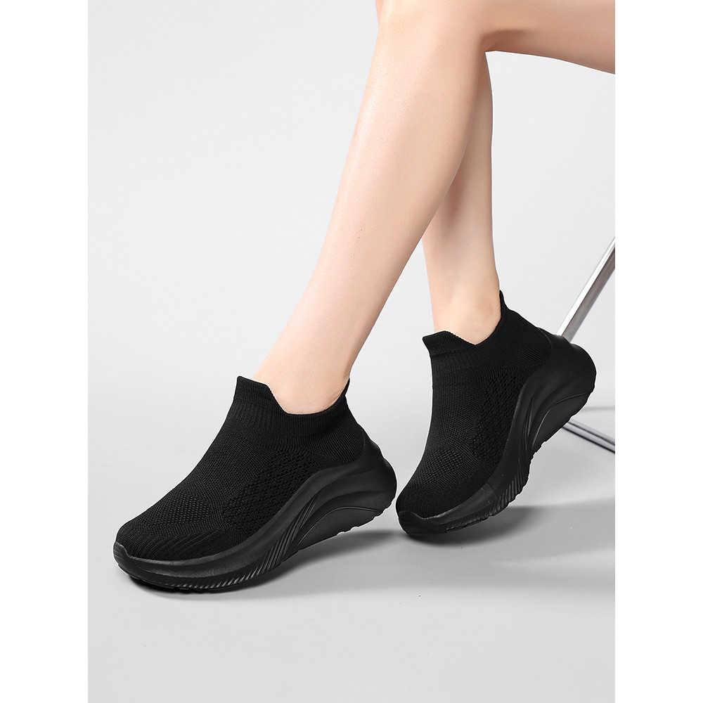 Ruideng malha papai sapatos femininos casuais tênis de sola grossa sapatos de viagem mãe sapatos femininos 2026