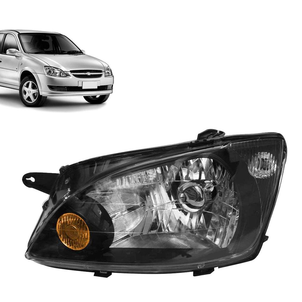 Farol Mascara Negra Corsa Classic 2011 2012 2013 2014 Ld