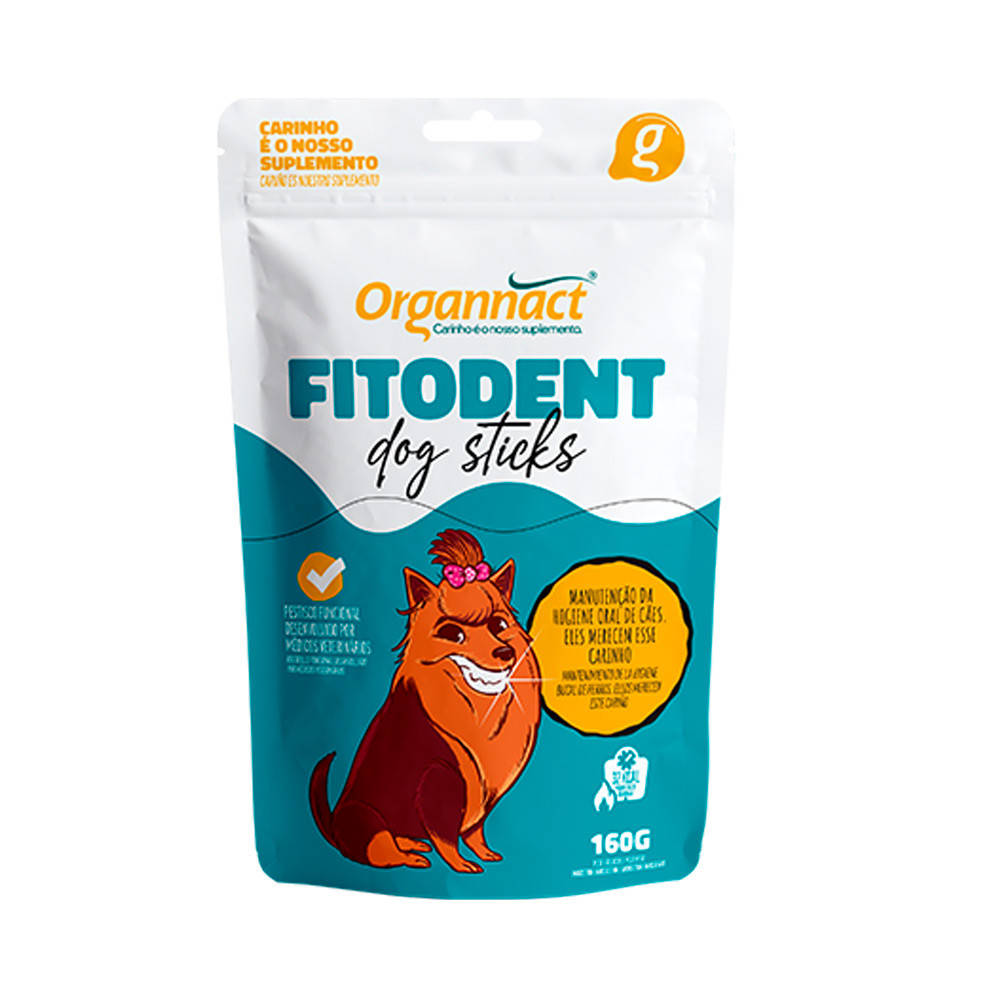 FITODENT DOG STICKS 160G ORGANNACT