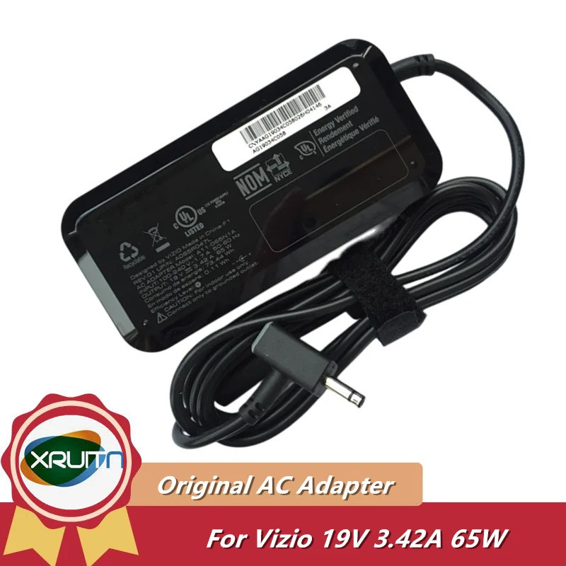 Original 65W 19V 3.42A AC/DC Adaptador Carregador Para Vizio CT15-A5 CN15 CT14 CT15 Tablet AA065R047L Fonte De Alimentaç