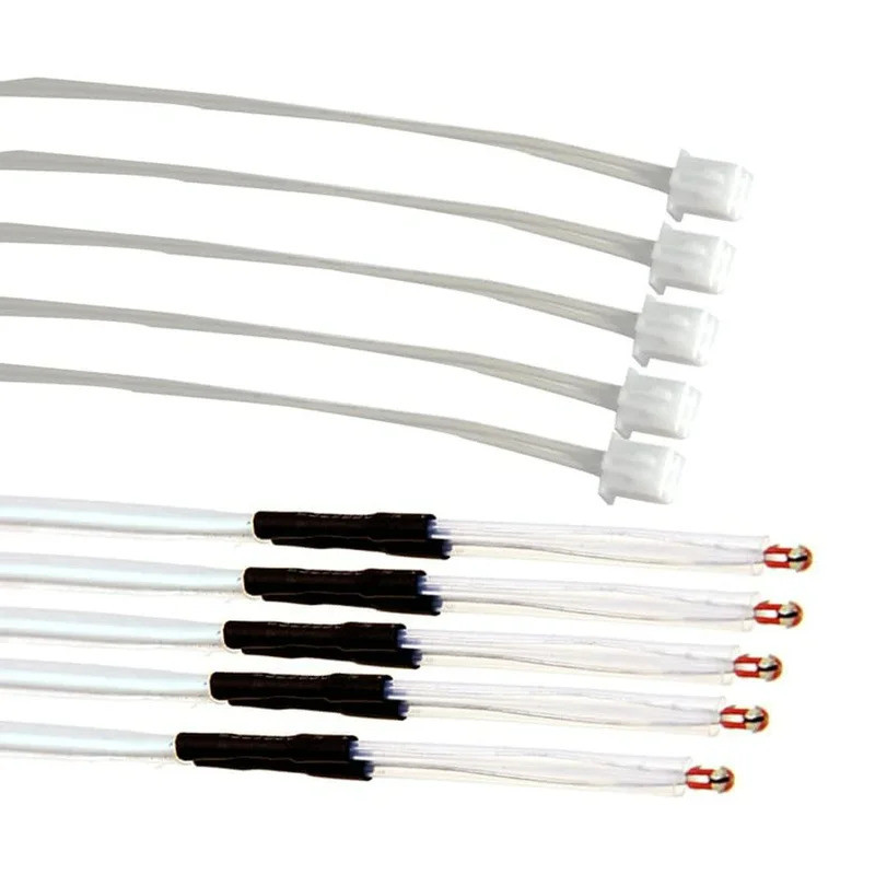 Peças para Impressora 3D, Termistor NTC 3950 100K ohm, Cabo Sensor de Temperatura para Creality Ender 3/Ender 3 Pro/Ende
