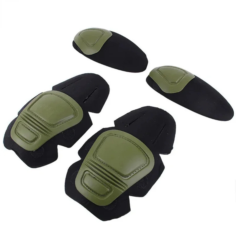 Protetor Tático para Joelhos e Cotovelos, Equipamento de Combate para Paintball e,, 2 Protetore
