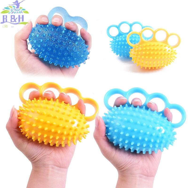 B & H Jul Dedo Grip Ball Massagem Reabilitação Treinamento Idosos Exercício Bola Mão { vn }