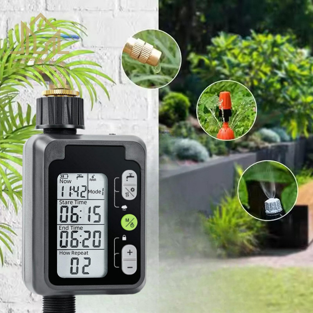 Controlador De Rega Eficiente IPX5 Torneira De Mangueira Programável À Prova D'água Para De Jardim [Dailylucky.br-DLY]