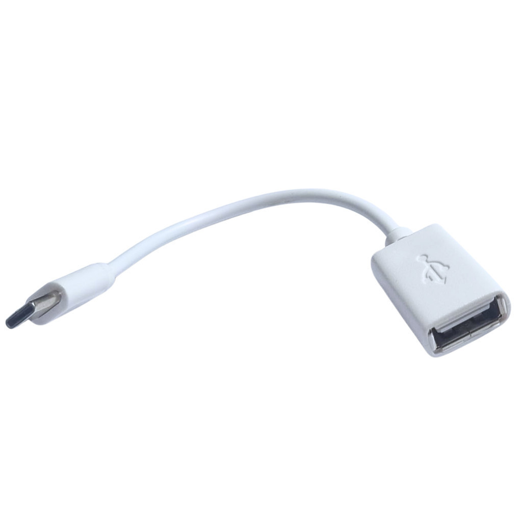 Cabo Adaptador Otg Tipo C Pendrive para Celular Tablet Usb Fêmea