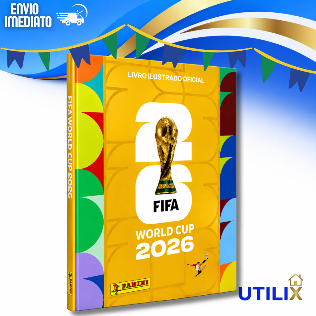 Albúm Ilustrado Copa do Mundo 2026 Dourado