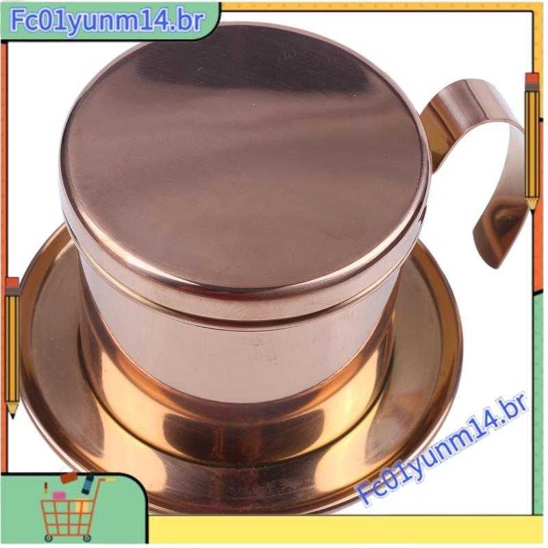 Filtro De Café Vietnamita De Aço Inoxidável , Copo Único , Pote Perfurador Manual Do Vietnã , Gotejamento , Cafeteira De