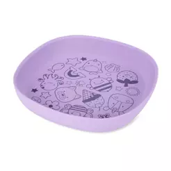 Prato De Silicone Zoo e Spark Style Lilás Skip Hop