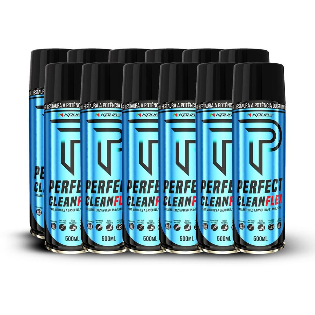 Kit 12 Perfect Clean Motores Flex / Gasolina / Álcool- Koube