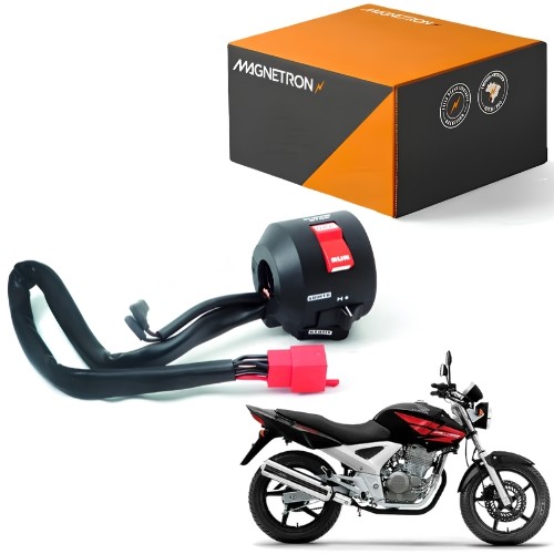 INTERRUPTOR PARTIDA BOTÃO START CHAVE PUNHO MAGNETRON HONDA CBX TWISTER 250 2001 A 2005