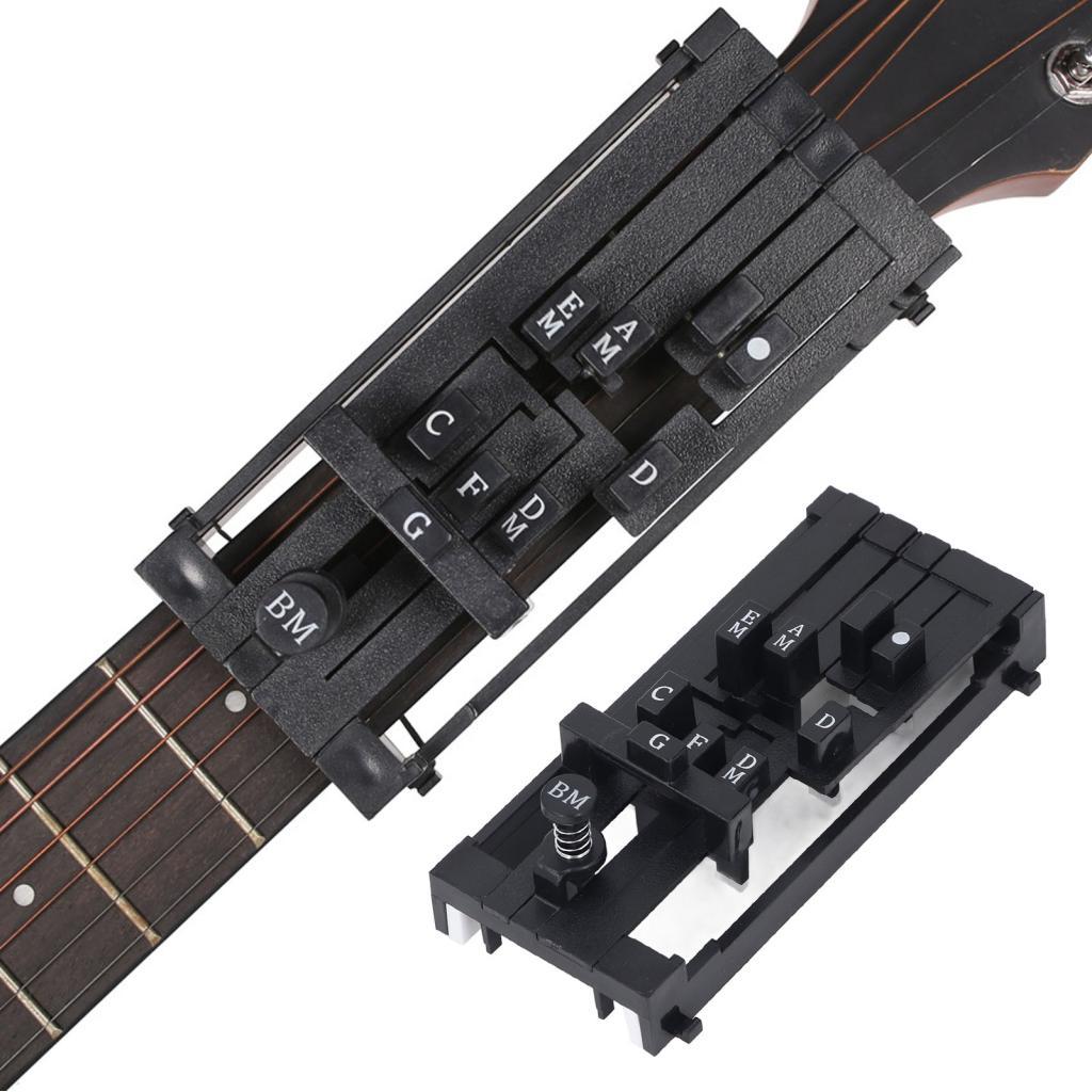 Irfora dispositivo de guia de acordes de guitarra, ABS portátil, ajudante de aprendizado para iniciantes, guitarras