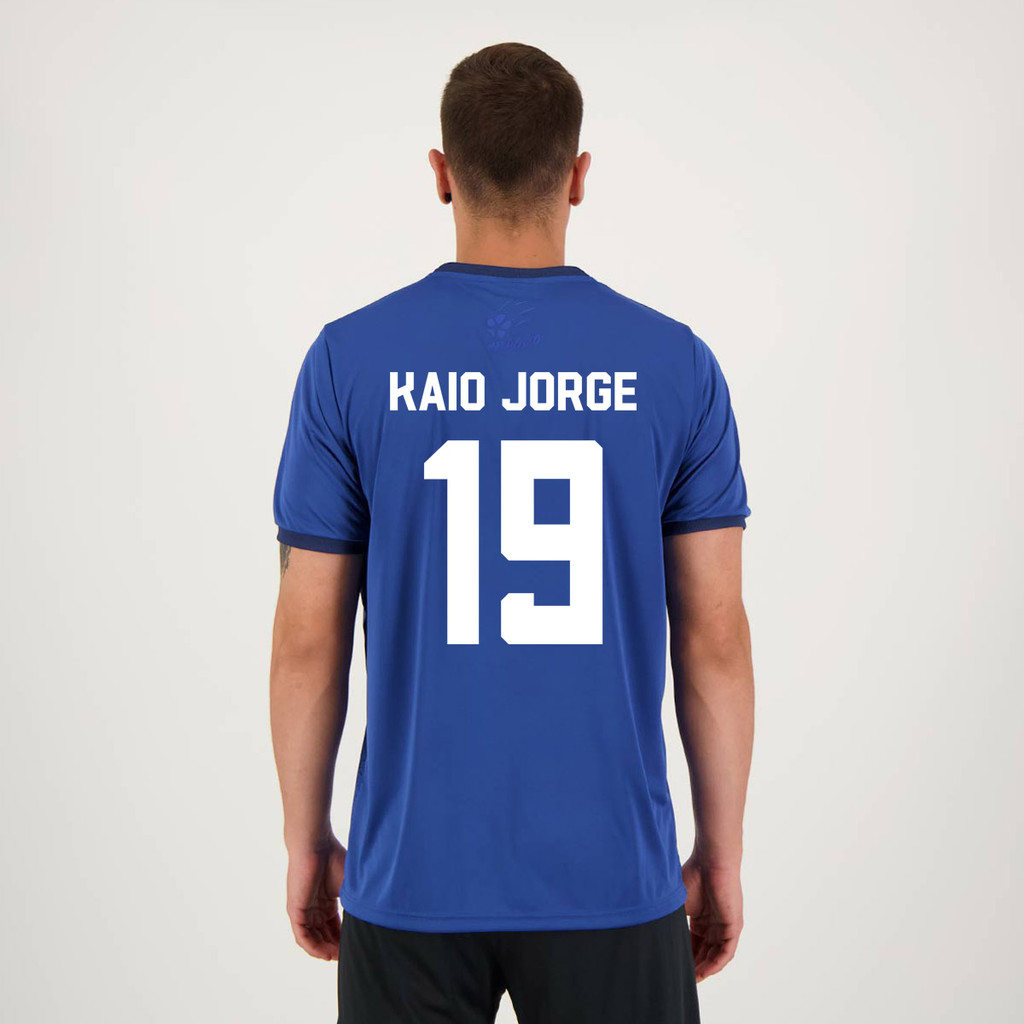 Camisa Cruzeiro Building Azul 19 Kaio Jorge