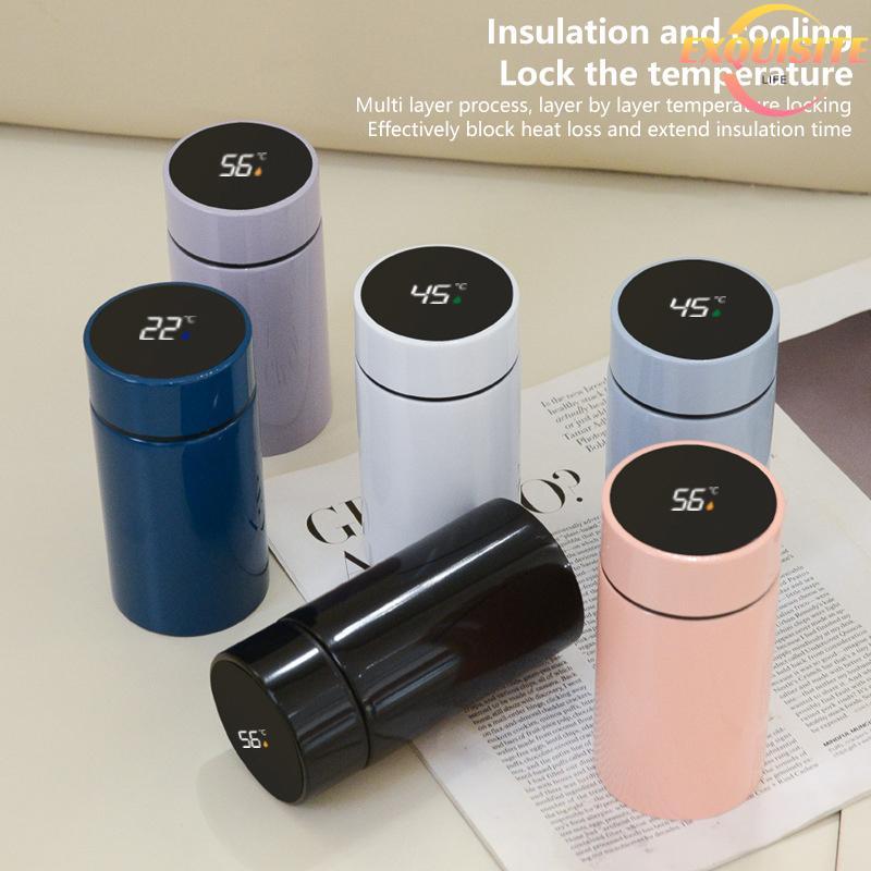 [EL-t] Garrafa Térmica Inteligente De 200ML Com Display De Temperatura Frascos A Vácuo De Aço Inoxidável Filtro Tee Cup