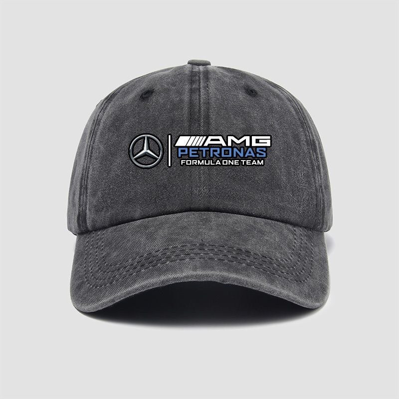 Uniforme de Equipe AMG Mercedes, Conjunto de Corrida, Boné Duckbill de Fórmula, Boné de Beisebol, Chapéu de Sol Unissex