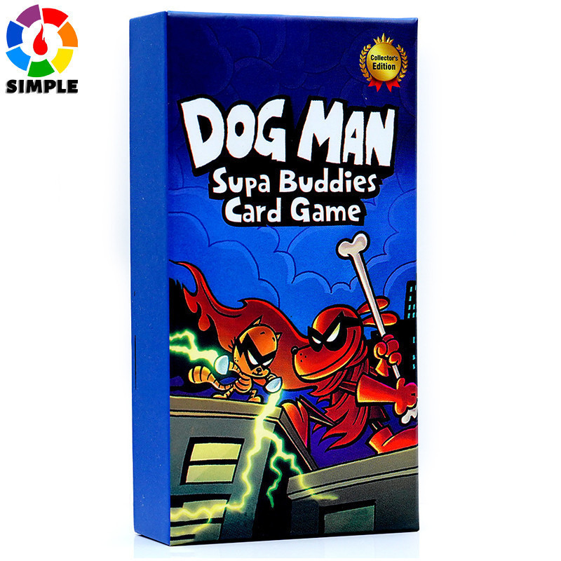 University Games, Dog Man Supa Buddies Card Game, Based on The Dog Man Books Series, for 2-4 Players, Ages 5+