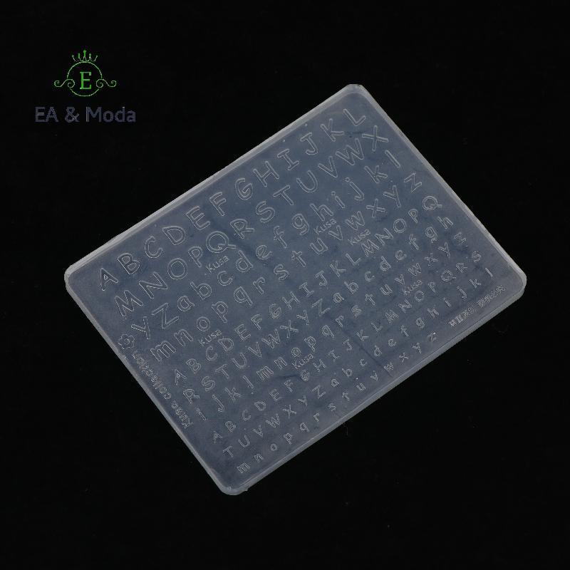 EA & Moda Molde De Silicone Transparente Para Arte Em Unhas , Design Criativo DIY , Padrão De Alfabeto , Versátil , Ferr