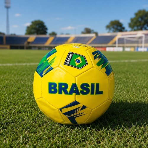 Bola de Futebol Campo Tamanho 5 - Estampa do Brasil
