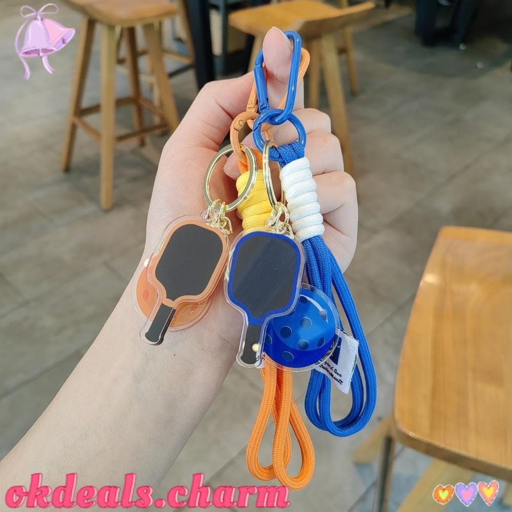 Pingente De Remo De Pickleball OKDEALS , Acrílico Com Cordão Para Raquete , Destacável