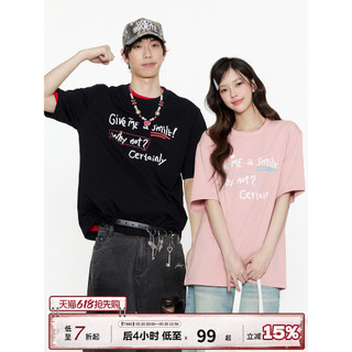 Zhang Hanrui Mesmo Estilo GUUKA Street Wear Camiseta Americana de Manga Curta Homens Verão Casal Desgaste Pesado Puro Al