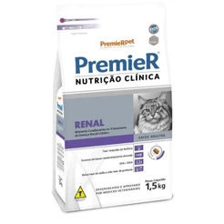 Ração Premier Nutrição Clínica Renal Gatos Adultos 1.5Kg