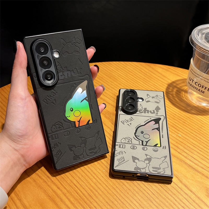 Capa de couro de luxo para Galaxy Z Fold