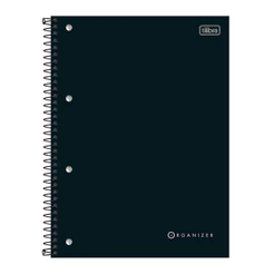 Caderno executivo capa dura universitário 80 folhas Organizer Tilibra