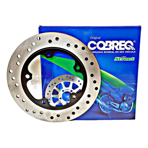 DISCO DE FREIO DIANTEIRO COBREQ ( 0021-DIS ) HONDA CBX200 STRADA em Oferta na Shopee