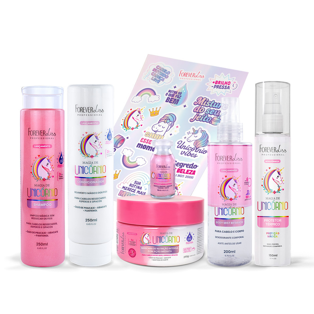 Kit Completo Magia De Unicórnio Forever Liss