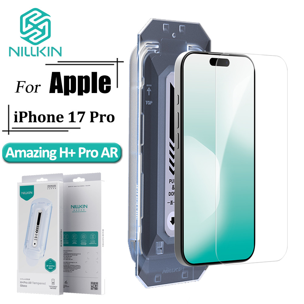 NILLKIN Vidro Temperado iPhone 17 Pro 6.3 ′ H + AR Protetor De Tela Antirreflexo De Fácil Instalação 3D em Oferta na Shopee