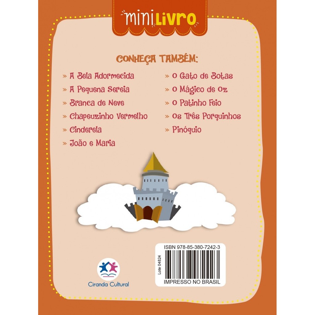 Detalhes do Minilivro Contos clássicos - João e o pé de feijão