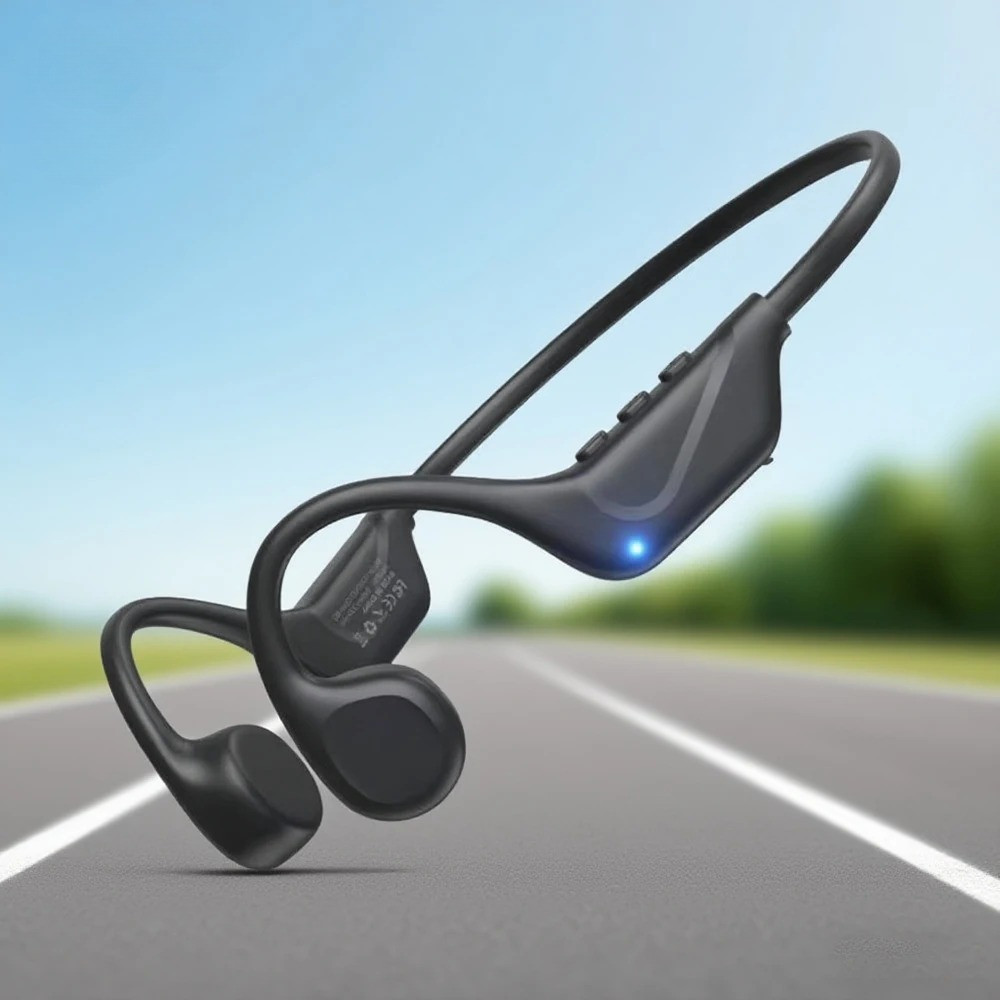 S1 Condução Óssea Fones De Ouvido Chamada Redução Ruído Bluetooth Sem Fio OWS Earhook Correndo Esportes Música Fone