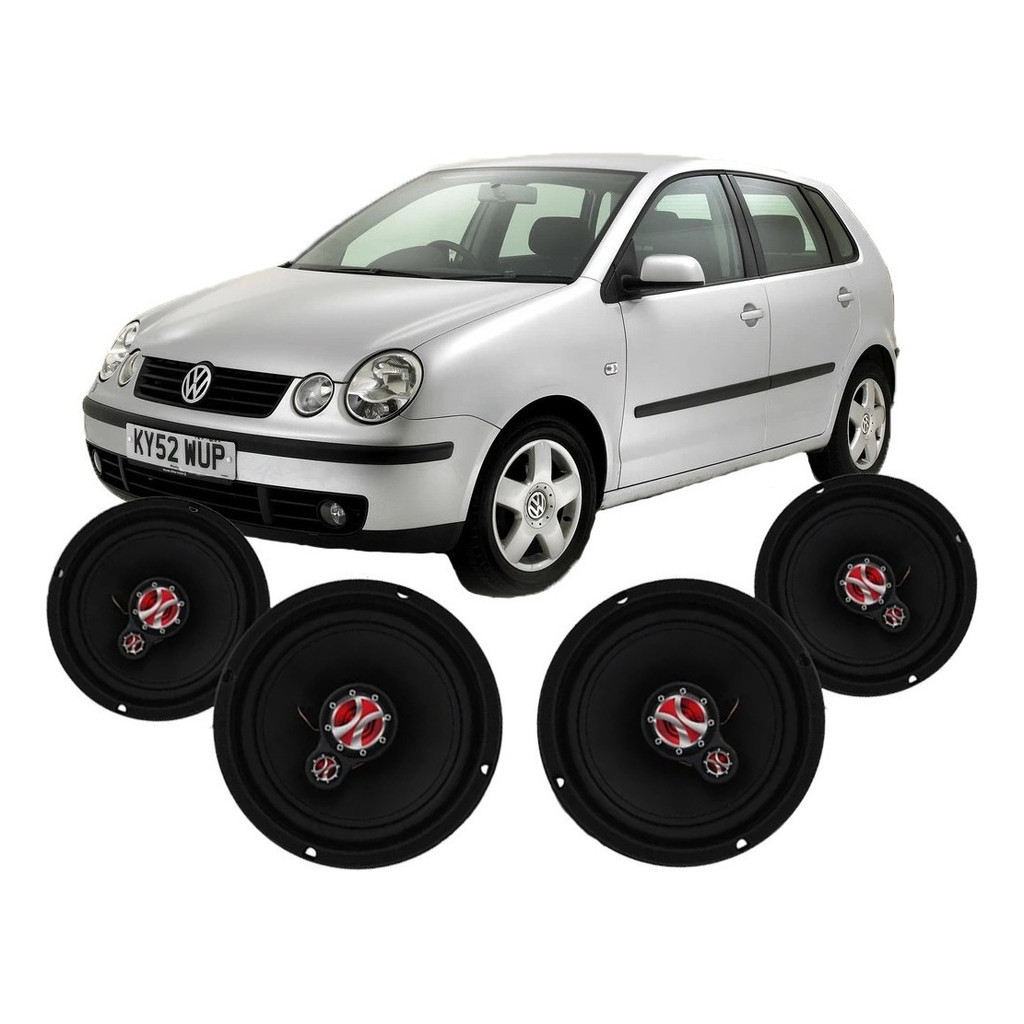 Kit Original Alto Falantes Polo Sedan 2003 A 2020 - Kf.013 Foxer