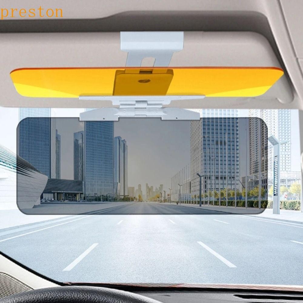 Viseira De Sol Para Carro PRESTON , Solar Antirreflexo Ajustável Dobrável , Óculos De Visão Noturna HD Com Bloqueio UV