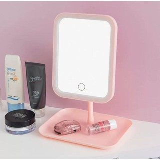 Espelho de mesa retangular para maquiagem com luz de LED TG em Oferta na Shopee